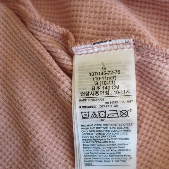 NWT Gap Kids Waffle Skater Dress - Picture 9 of 11